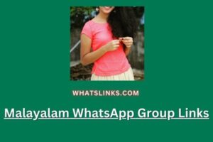 Malayalam WhatsApp Group Links